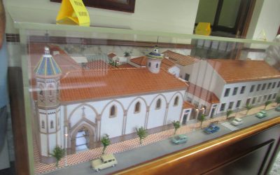 Inauguración de la Maqueta de la Residencia y el Colegio, obra de Manuel Molina