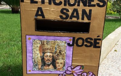 CELEBRAMOS EL DÍA DE SAN JOSÉ OBRERO QUEMANDO NUESTRAS CARTAS