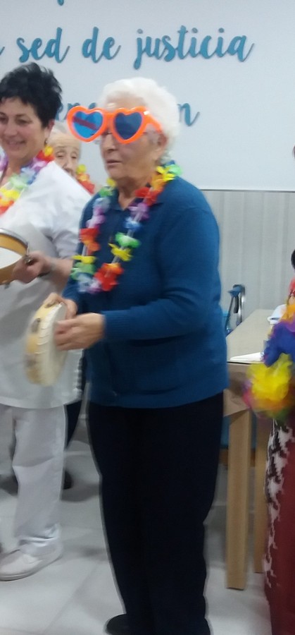Celebrando la Noche Vieja con nuestros residente/usuarios