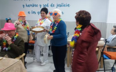 Celebrando la Noche Vieja con nuestros residente/usuarios