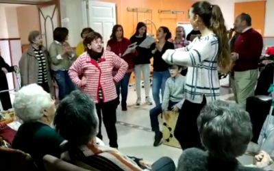 Visita del coro de la Parroquia de Santa María