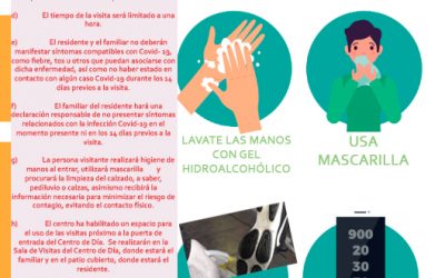 Reanudamos las Visitas a nuestros Mayores a partir del día 1 de junio.