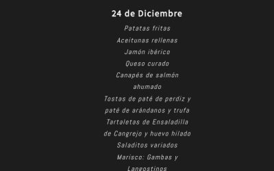 NUESTROS MENÚS NAVIDEÑOS