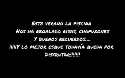 ¡Mañanas de piscina y muchas risas!