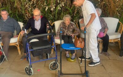 Disfrutando de una mañana soleada