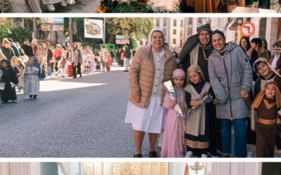 Procesión de la Virgen Niña de nuestro colegio