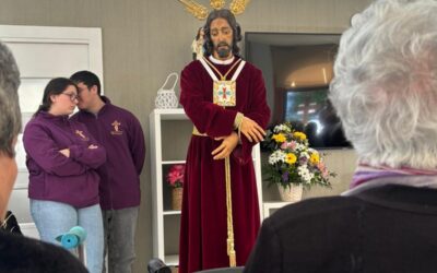 Visita de Nuestro Padre Jesús del Rescate a nuestra residencia