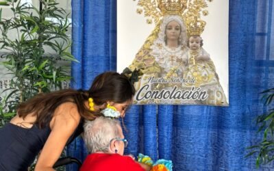 Ofrenda de flores a Nuestra Señora de Consolación